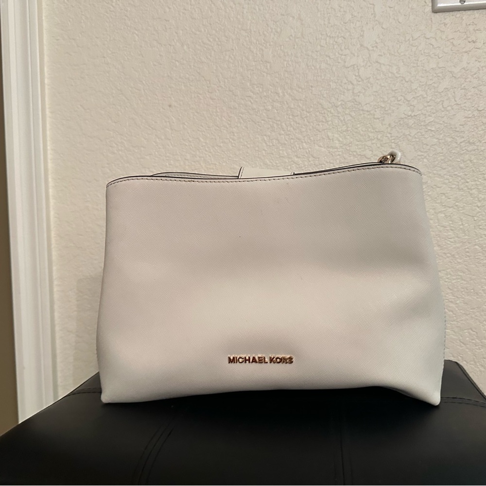 Michael Kors Cream Cosmetic Bag